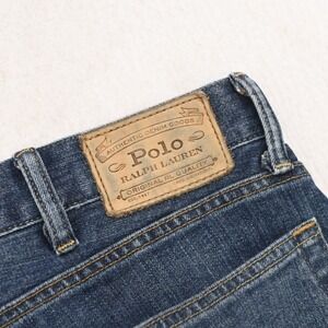 Polo Ralph Lauren Hampton Relaxed Straight Stretch Denim Jeans Mens 40 x 28*